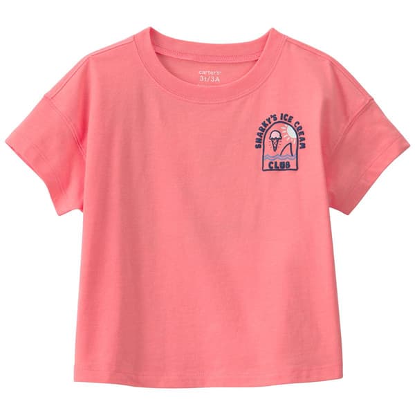 Toddler Boy Carter''s Shark Graphic Tee - Orange - image 