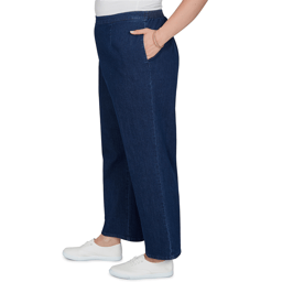 Plus Size Alfred Dunner Tuscany Pull On Jeans - Short Length