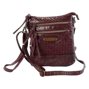 Stone Mountain Smokey Woven North/South Three Bagger Crossbody - Boscov's