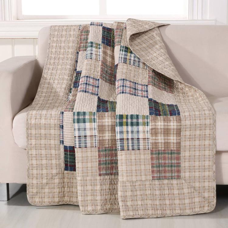 Greenland Home Fashions(tm) Oxford Traditional Quilted Throw