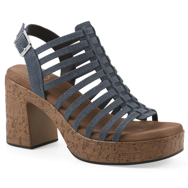Womens White Mountain Barbea Platform Sandals - image 