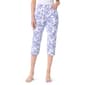 Womens Gloria Vanderbilt Amanda Print Capri With Slit - image 1