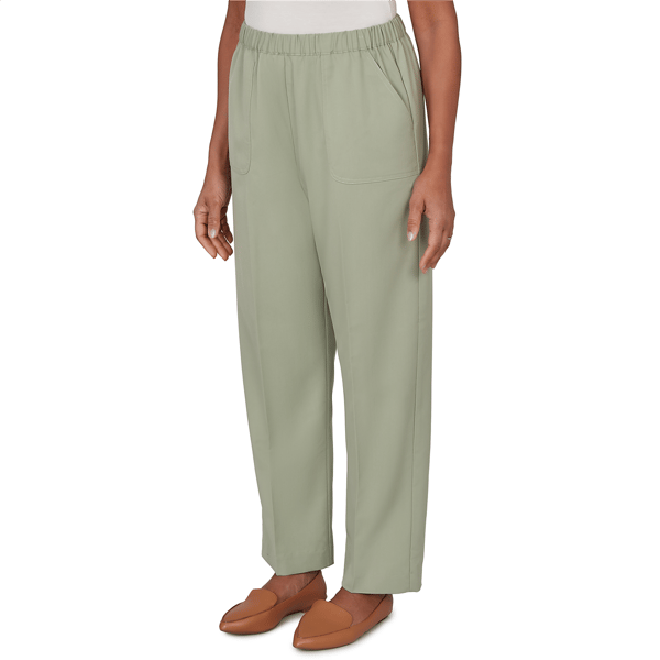Womens Alfred Dunner Indigo Girls Twill Pants - Short Length