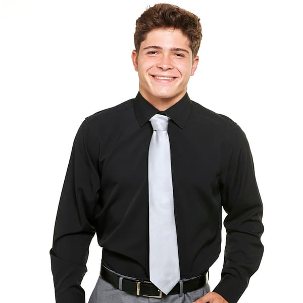 Mens Christian Aujard Slim Fit Long Sleeve Dress Shirt - image 