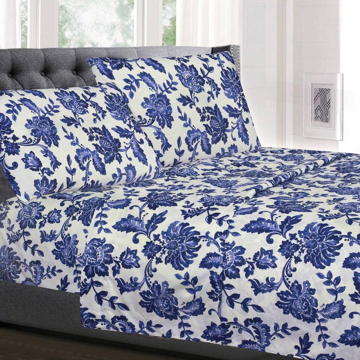 Sweet Home Collection 4pc. Tuscany Microfiber Sheet Set