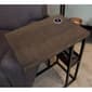 eccostyle&#8482; Solid Bamboo Steel Frame C Table w/ Wireless Charger - image 2