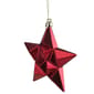 DAK 12ct. Red Star Glittered Shatterproof Christmas Ornaments - image 3