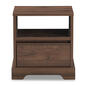 Baxton Studio Burnwood 1 Drawer Nightstand - image 5