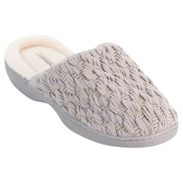 Womens Aerosoles Basketweave Chenille Scuff Slippers