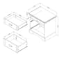 South Shore Avilla 2 Drawer Nightstand - image 6