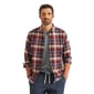 Mens Eddie Bauer Flannel Shirt - Mineral Red - image 1