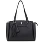 Julia Buxton Pebble Vegan Leather Triple Compartment Satchel - image 1