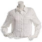 Juniors A. Byer Stripe Cropped Button Up Shirt - image 1