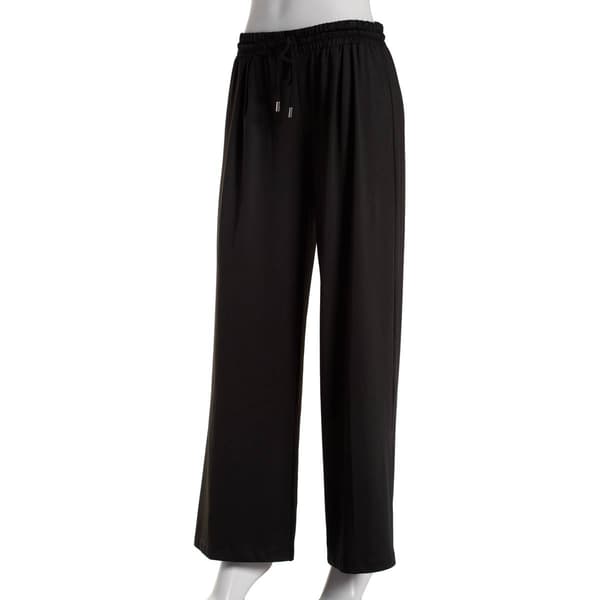 Womens Zac & Rachel Pull on Soild Crop Pants - image 