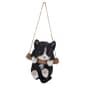 Hi-Line Gift Hanging Black and White Kitten Statue - image 1