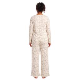 Womens Poppy & Clay Long Sleeve Butterfly Pajama Set