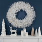 Northlight 36in. LED White Alaskan Pine Christmas Wreath - image 2