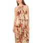 Womens MSK Sleeveless Halter Neck Metallic Floral Maxi Dress - image 4