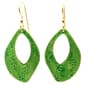 Silver Forest Flower Textured Earrings - image 1