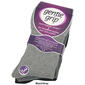 Womens Gentle Grip 3pk. Solid Crew Socks - image 2