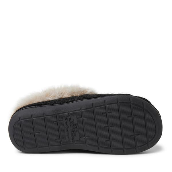 Womens Dearfoams&#174; Claire Textured Knit Clog Slippers