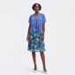 Womens Perceptions Short Sleeve Floral Lace Drape Jacket Dress - image 1