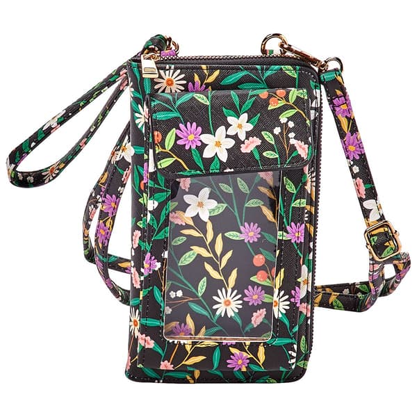 Womens DS Fashion North/South Crossbody Wallet with Tech Window - image 