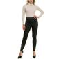 Womens Zac &amp; Rachel Pull On Grid Compression Casual Pants - image 2