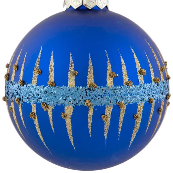 Northlight Seasonal 4in. Glitter Glass Ball Christmas Ornament