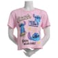 Juniors Freeze Stitch Graphic Cropped Tee - image 1