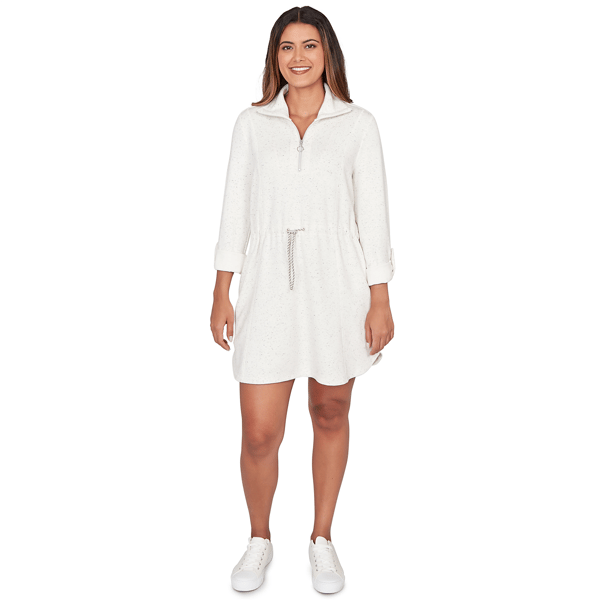 Petite Ruby Rd. Jetsetter Flecked Ultra Knit Sneaker Dress - image 