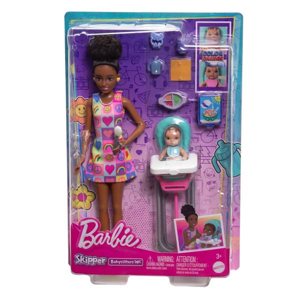 Barbie&#174; 12in. Skipper with Baby Sister Dolls & Playset