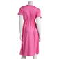 Womens Due Time Short Sleeve Floral Midi Maternity Dress - Pink - image 2