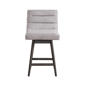 Armen Living Elias 26in. Grey Fabric Counter Height Barstool - image 2
