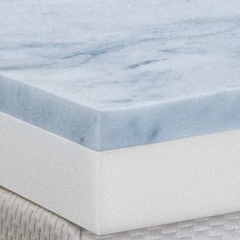 Health-O-Pedic Gel Memory Foam Mattress Topper - Queen Size