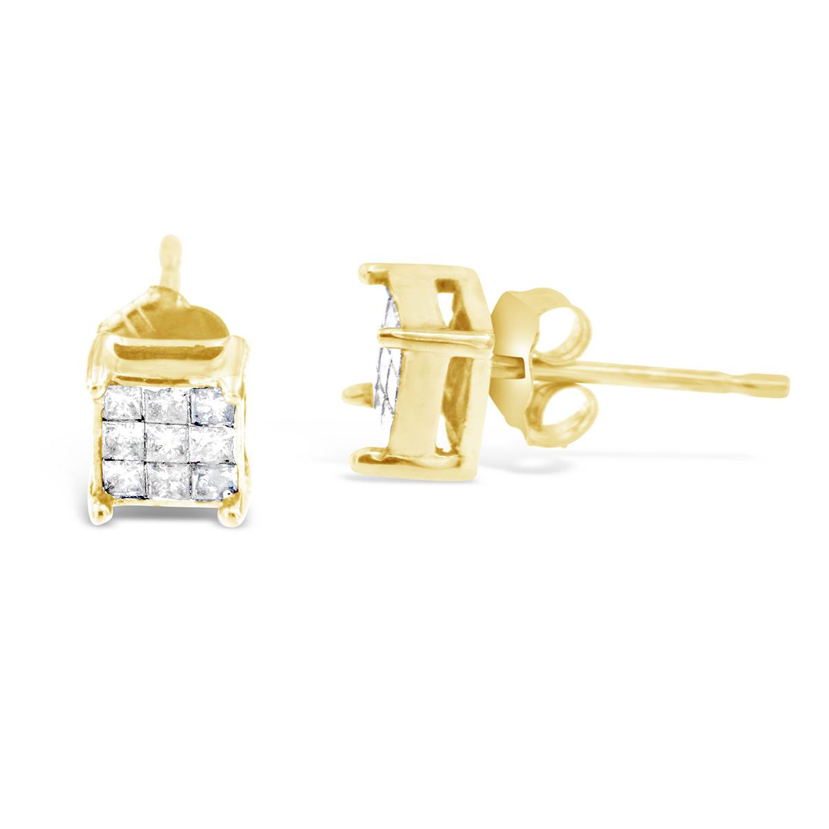 Diamond Classics™ 10kt. Yellow Gold 1/4ctw. Stud Earrings