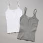 Womens FIT Shapewear 2pk. Ribbed Shaping Camis 307558H2-WG - image 1