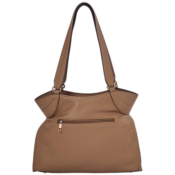 DS Fashion Double Handle North/South Tote with Charm