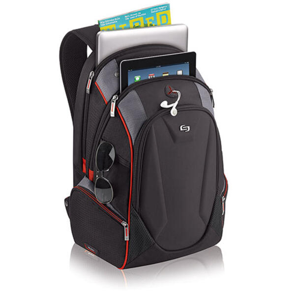 Solo Active Backpack - Black/Red
