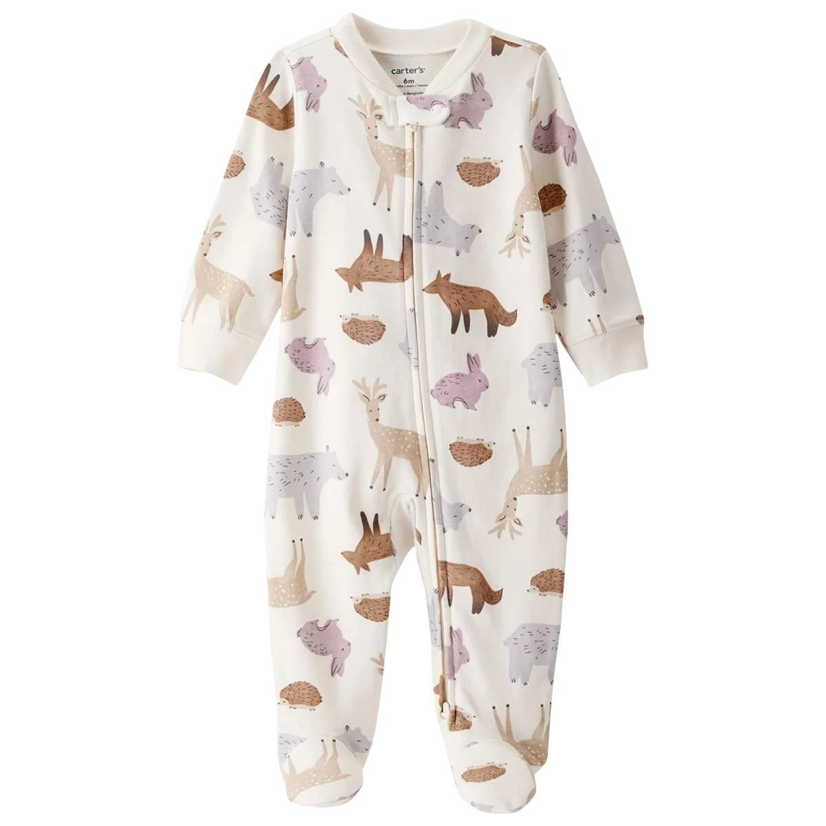 Baby Girl (NB-9M) Carter''s(R) Woodland Animals iLock Sleeper