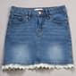 Girls (7-14) YMI(R) Lace Trim Denim Skirt - image 1