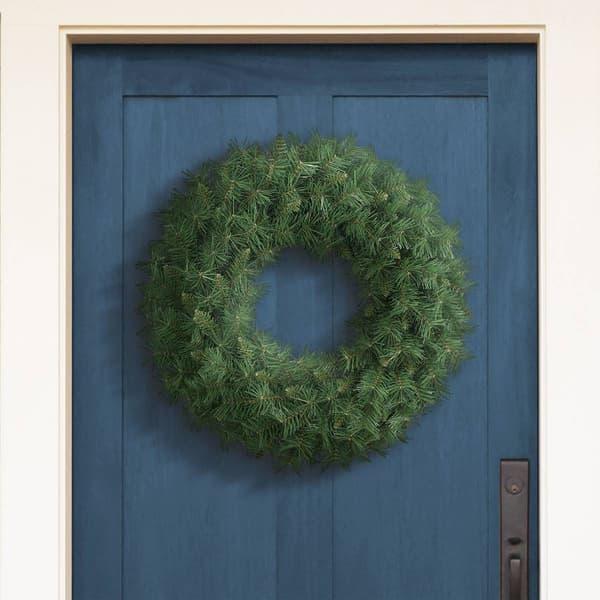 Puleo International 24in. Round Valley Pine Wreath