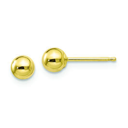 Gold Classics(tm) 10kt. Polished 4mm Ball Post Earrings