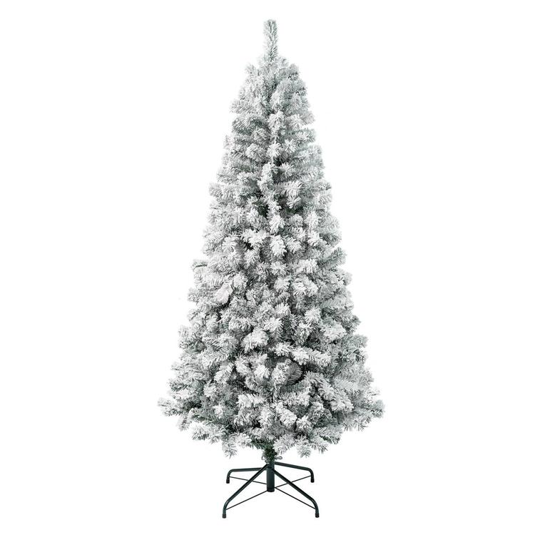 National Tree 6ft Acacia Flocked Artificial Tree