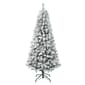 National Tree 6ft Acacia Flocked Artificial Tree - image 1