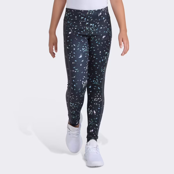 Girls (7-16) adidas(R) Space Flower Leggings - image 