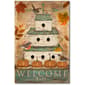 Courtside Market Welcome Fall Birdhouse Wall Art - image 1