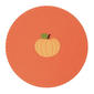 Harvest 14in. Pumpkin Felt Round Placemat - image 1