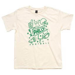 Boys (8-20) Tailgate Philadelphia Football Philly Banner Tee