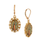 Symbols of Faith Our Lady of Guadalupe Decal Leverback Earrings - image 1